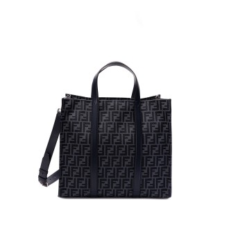 Fendi `Ff Jacquard` Shopper Bag
