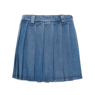 Miu Miu Mini Denim Skirt