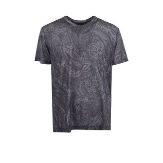 T-shirt di Etro, da uomo. Realizzata in jersey di cotone e impreziosita con stampa Paisley all over. Girocollo e maniche corte. 