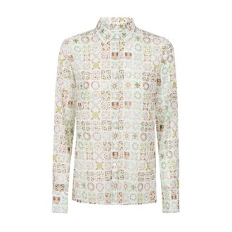 Camicia di Robert Friedman, da donna. Modello colletto classico e maniche lunghe. Chiusura frontale con bottone e stampa all-over. 