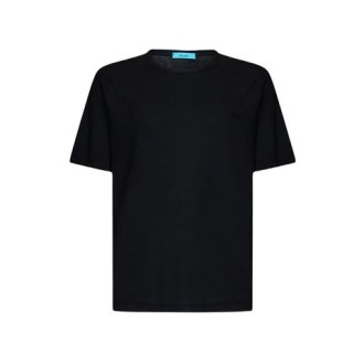 T-shirt di Drumohr, da uomo, colore nero. Realizzata in cotone. Modello girocollo e maniche corte. Tinta unita. 