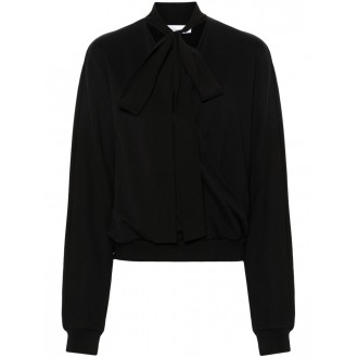 Blumarine V-Neck Sweatshirt With Bow