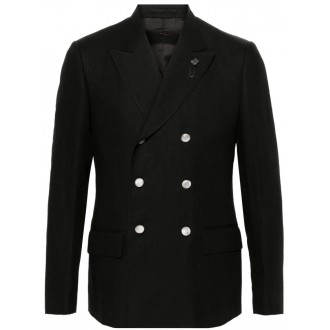 Lardini `Attitute Drop 7 Reg` Double-Breasted Blazer