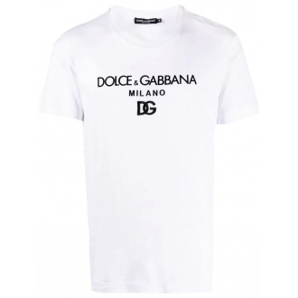 Dolce & Gabbana T-Shirt With `Dg` Embroidery