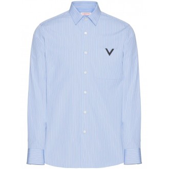 Valentino Garavani `V Detail` Long Sleeve Shirt