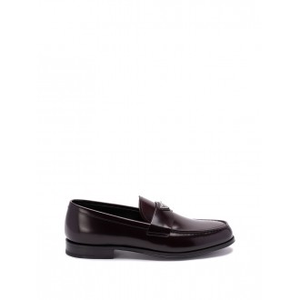 Prada Brushed Leather Loafers