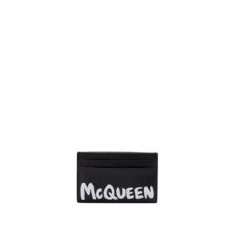 Alexander McQueen `Mcqueen Graffiti` Card Holder