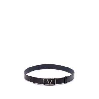 Valentino Garavani `Vlogo Signature` Reversible Buckle Belt 