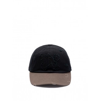 Palm Angels `Ripped Pa Monogram` Cap