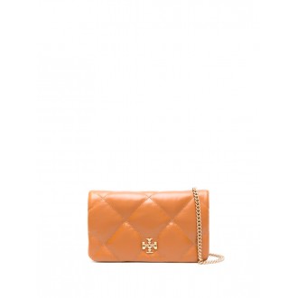 Tory Burch `Kira Diamond Quilt` Chain Wallet