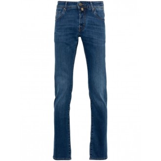 Jacob Cohen `Nick` 5-Pocket Slim Fit Jeans