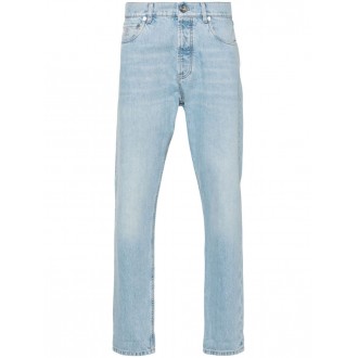 Brunello Cucinelli Iconic Fit Five-Pocket Jeans