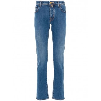 Jacob Cohen `Nick` 5-Pocket Slim Fit Jeans