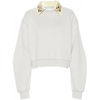 Des Phemmes `Cold-Dye` Polo-Neck Sweatshirt