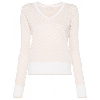 Drumohr Long Sleeve V-Neck Sweater