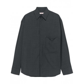 Valentino Garavani `V Detail` Long Sleeve Shirt