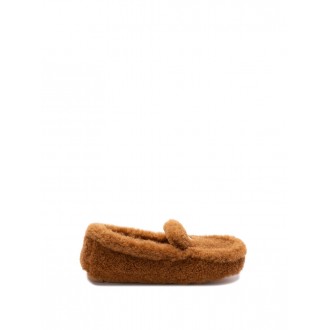 Prada Shearling Drive Loafers