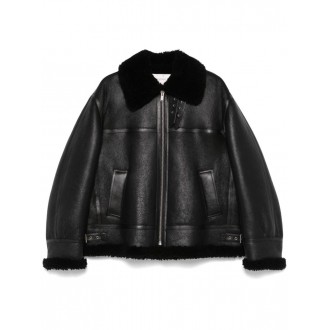 Saint Laurent Leather Bomber Jacket