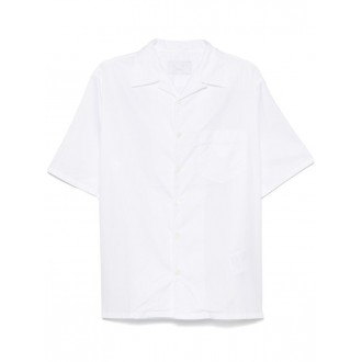 Prada Short-Sleeved Cotton Shirt