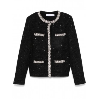 Self-Portrait Sequin Knit Cardigan