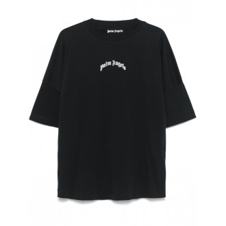 Palm Angels `Back Curved Logo` Oversize T-Shirt