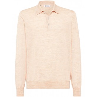 Brunello Cucinelli Long Sleeve Polo-Neck Sweater