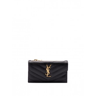 Saint Laurent `Cassandre Matelassé Fragments` Flap Card Case