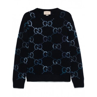 Gucci Long Sleeve Crew-Neck Sweater