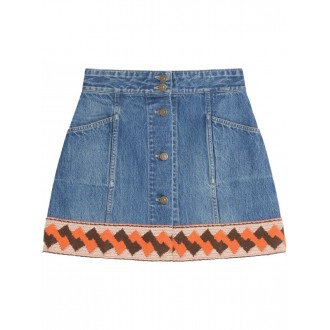 Valentino Garavani Denim Skirt