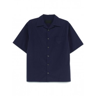 Prada Short-Sleeved Cotton Shirt