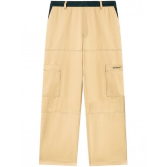 Off White `Stitch Cotgab` Straight Cargo Pants