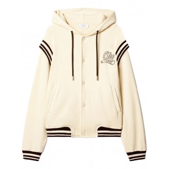 Off White `Off Fleece` Varsity Hoodie