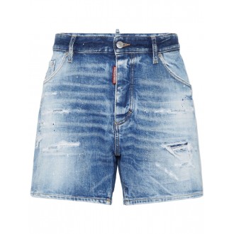 Dsquared2 `Light Scarface Wash Bro` Shorts