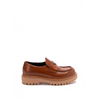 Prada `St Moritz` Leather Loafers