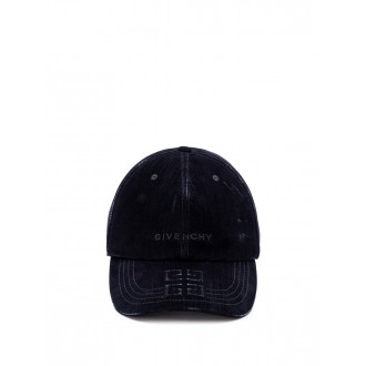 Givenchy Curved Cap With Debossed Puffy `4G`